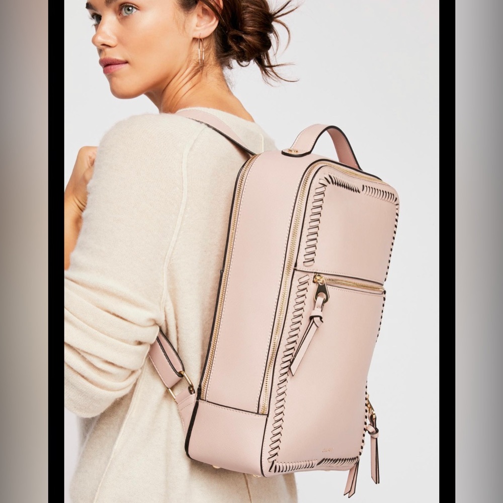 Calpak Kaya Laptop Backpack in Blush